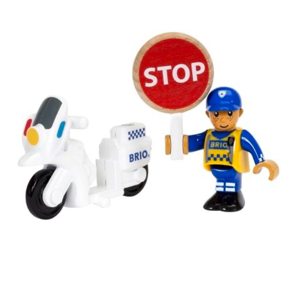 BRIO World Police Motorcyclist - 33861